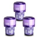 Peças de reposição para filtros de vácuo Lemige, pacote com 3 unidades, V11, V15 Peças de reposição para filtros de vácuo Lemige, pacote com 3 unidades, V11, V15