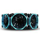 Peças de resfriamento do sistema de computador gelo azul desktop pc computador refrigeração por energia luzes led ultra silencioso caso cooler cubo ventilador