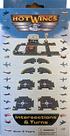 Peças de toy Hot Wings Planes Runway Turn & Intersection