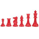 Peças de xadrez WE Games Color Bright Plastic Staunton 9,5 cm