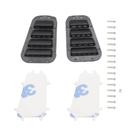 Peças Para Carro RC 1/10: Dobradiça De Porta, Alça E Entrada De Ar Do Tanque De Combustível Em