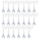 Peças pendentes de candelabro LONGWIN Crystal Teardrop x20