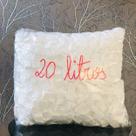 Pedaços de Isopor Cubos e Tiras P/ Enchimento Puff 20 Litros