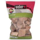 Pedaços de Madeira Weber Maçã 1,8 kg para Defumar e Churrasco