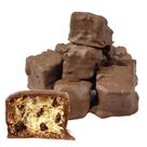 Pedaços de Panetone com Gotas de Chocolate Coberto com Chocolate 200g Borússia Chocolates