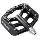 Pedais de bicicleta BONMIXC Adult Large Platform Mountain Bike Black