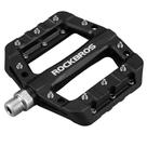 Pedais de mountain bike ROCKBROS, leves de fibra de nylon, pretos