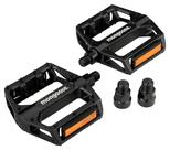 Pedais Mongoose Bike para adultos Mountain com adaptadores pretos Pedais Mongoose Bike para adultos Mountain com adaptadores pretos