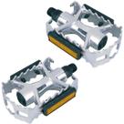 Pedal 1/2" rosca fina gta mtb alum pol c/ esferas refletor