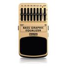 Pedal behringer equalizador grafico p/ baixo beq700 amarelo