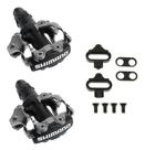 Pedal Bicicleta Mtb Clip Shimano Pd-m520 C/ Tacos - Preto
