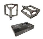 Pedal Bike Bicicleta Mpeda Mtb Rolamento Rosca Grossa Cinza