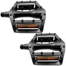 Pedal Bike Metalciclo Freestyle Aluminio 9/16 Com Esferas Preto
