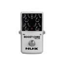 Pedal Booster NUX Boost Core Deluxe para Guitarra Três Modos Clean Dirt Sparkle True Bypass Controles Level Tone Gain Compacto 9V DC