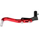 Pedal de Cambio Modelo Esportivo com Regulagem - Vermelho
