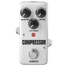 Pedal De Efeito Compressor Kokko FCP2 Mini Circuito Analógico Som Cristalino Sem Ruído True Bypass