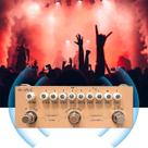 Pedal De Efeito Portátil Para Violão M-vave Cube-baby Ac Creme Acústico