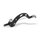 Pedal de Freio Foco Racing Preto C/ Ponta Fixa Prata Crf 250f Crf 300f
