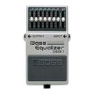 Pedal de guitarra com equalizador gráfico de baixo BOSS GEB-7 de sete bandas