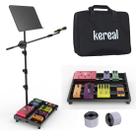 Pedal de guitarra Kereal 40,64 cm x 31,5 cm com bolsa e suporte