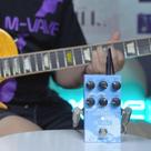 Pedal de Guitarra Universal MVave Pedal De Efeito Reverb Digital 9 Tipos Room Shimmer Lofi Spring Reveb