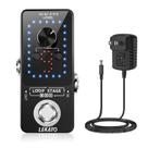 Pedal de looper de guitarra LEKATO com sintonizador de 9 loops, gravação de 40 minutos
