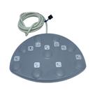 Pedal Elétrico Cadeira Odontológica Cinza Compatível Dabi