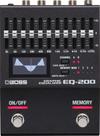 Pedal equalizador gráfico BOSS EQ-200 com pedal de expressão Pedal equalizador gráfico BOSS EQ-200 com pedal de expressão