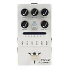Pedal Guitarra Flamma Reverb FS02 Prateado Estéreo
