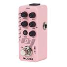 Pedal mooer d7 delay e looper para guitarra
