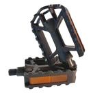 Pedal Mountain Barra Preto nylon Bicicleta Metalciclo Rosca Grossa9/16 e Rosca Fina 1/2 MODELO:ROSCA FINA 1/2