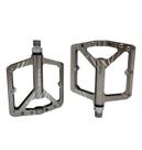 Pedal Mpeda plataforma em alumínio CNC rosca grossa 9/16” cinza