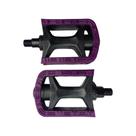 Pedal Pedaleira Nylon Bike Rosca Fina 1/2 Metalciclo Bicolor Roxo Bicicleta Antiga Retro Mtb C/ Refl