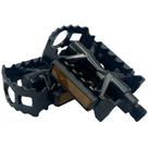 Pedal Plataforma Sueco 1/2 Fino Alumínio Preto