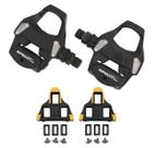 Pedal Shimano Pd RS500 Preto C/ Tacos Bike Speed Original Pedal Shimano Pd RS500 Preto C/ Tacos Bike Speed Original