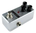 Pedal Sustain Compressor True Bypass Koko Resistente Pequeno Cor Cinza Claro