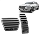 Pedaleira Chery Tiggo 7 2019 até 2025 - Câmbio automático Preto Pedaleira Chery Tiggo 7 2019 até 2025 - Câmbio automático Preto
