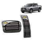 Pedaleira Chevrolet Montana 2023 até 2025 - Câmbio automático Preto