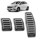 Pedaleira Chevrolet Onix 2013 até 2019 - Câmbio manual Preto