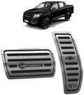Pedaleira Chevrolet S10 2017 até 2020 - Câmbio automático Preto