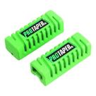 Pedaleira De Borracha Universal Estribo Cg 160 Titan Fan Start Cb 250f Protaper Motocross Color:verde