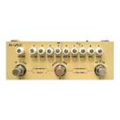 Pedaleira De Efeito Para Violão Pedal M-vave Cube-baby Ac Creme Acústica Processador Multi Efeitos