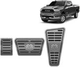 Pedaleira Dodge Ram 2010 até 2012 - Câmbio automático Preto