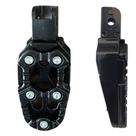 Pedaleira Esportiva Aluminio NX400 Falcon Xr 250 Tornado Lander Crf 230 Bros CB300 Twister Offroad P