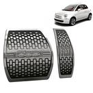 Pedaleira Fiat 500 2010 até 2017 - Câmbio automático Preto