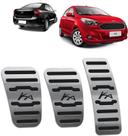 Pedaleira Ford Ka 2015 até 2021 - Câmbio manual Preto