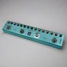 Pedaleira Guitarra M Vave Tank G Recarregável Multi Efeitos Delay Reverb Azul aço