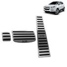 Pedaleira Hyundai ix35 2011 até 2016 - Câmbio automático Preto