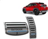 Pedaleira Mitsubishi Eclipse Cross 2019 até 2022 - Câmbio automático Preto