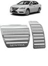 Pedaleira Nissan Sentra 2014 até 2016 - Câmbio automático prata Pedaleira Nissan Sentra 2014 até 2016 - Câmbio automático prata